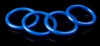 Four Chinese Blue Peking Glass Bangles