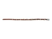 Silver and 24K Gold Figural Concha Belt, with Multi-stone Inlay