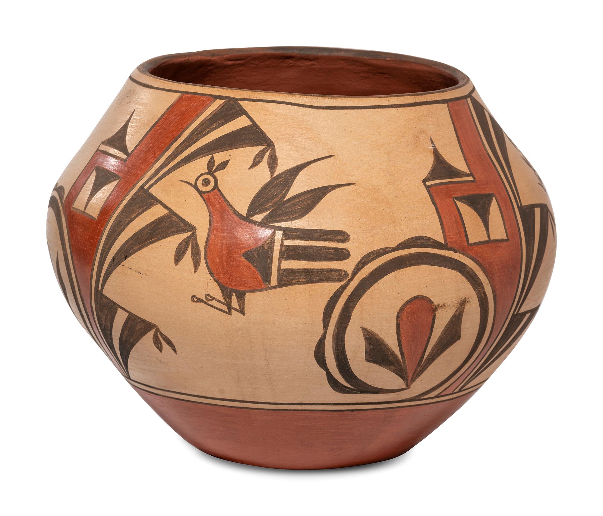Polychrome Pottery Jar