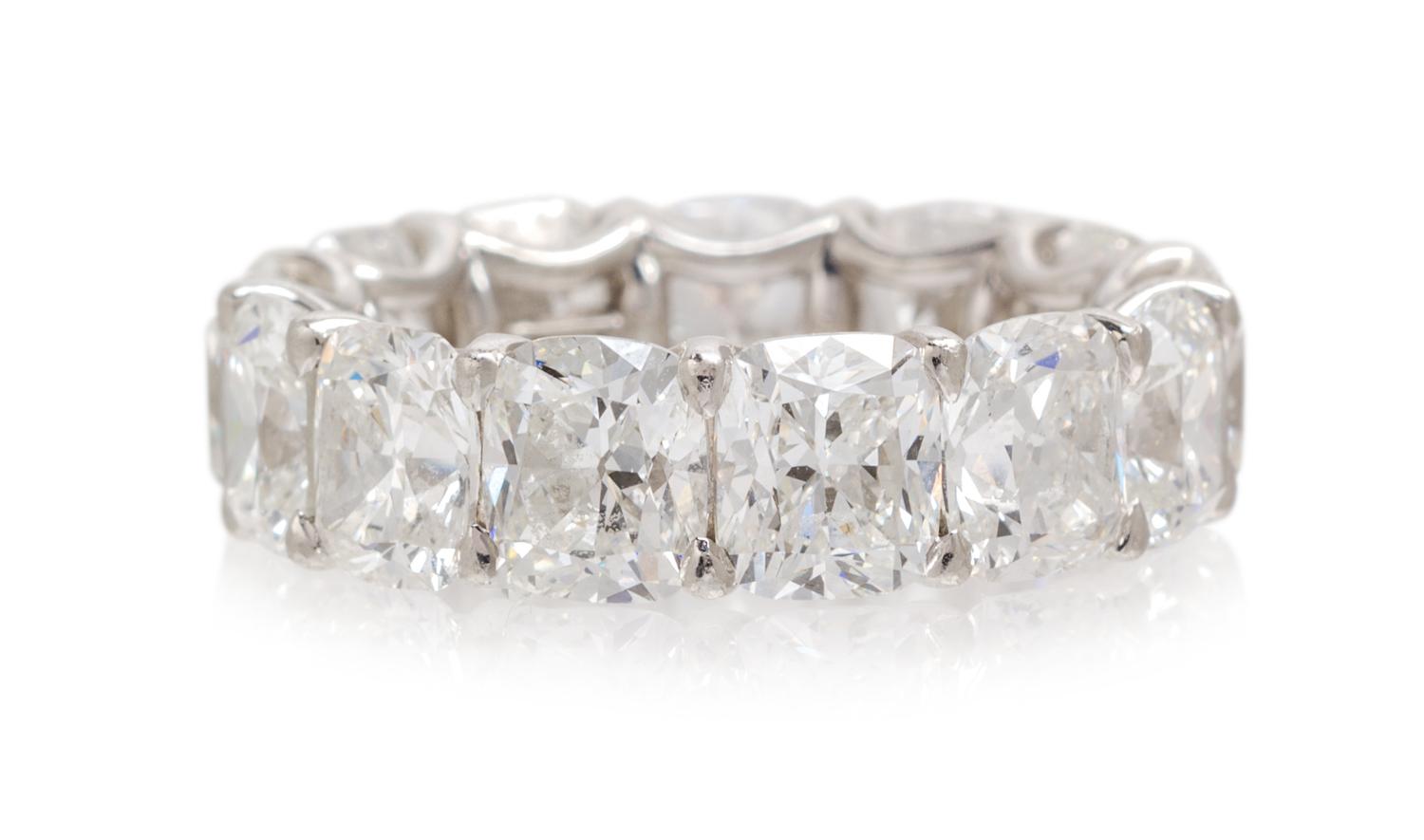 A Platinum and Diamond Eternity Band, Daniel K, 4.70 dwts.