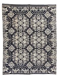 Four Jacquard Coverlets Including a George Washington Example