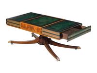 A Regency Style Book Spine Mounted Low Table