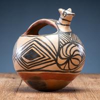 Cochiti Figural Pottery Jar
