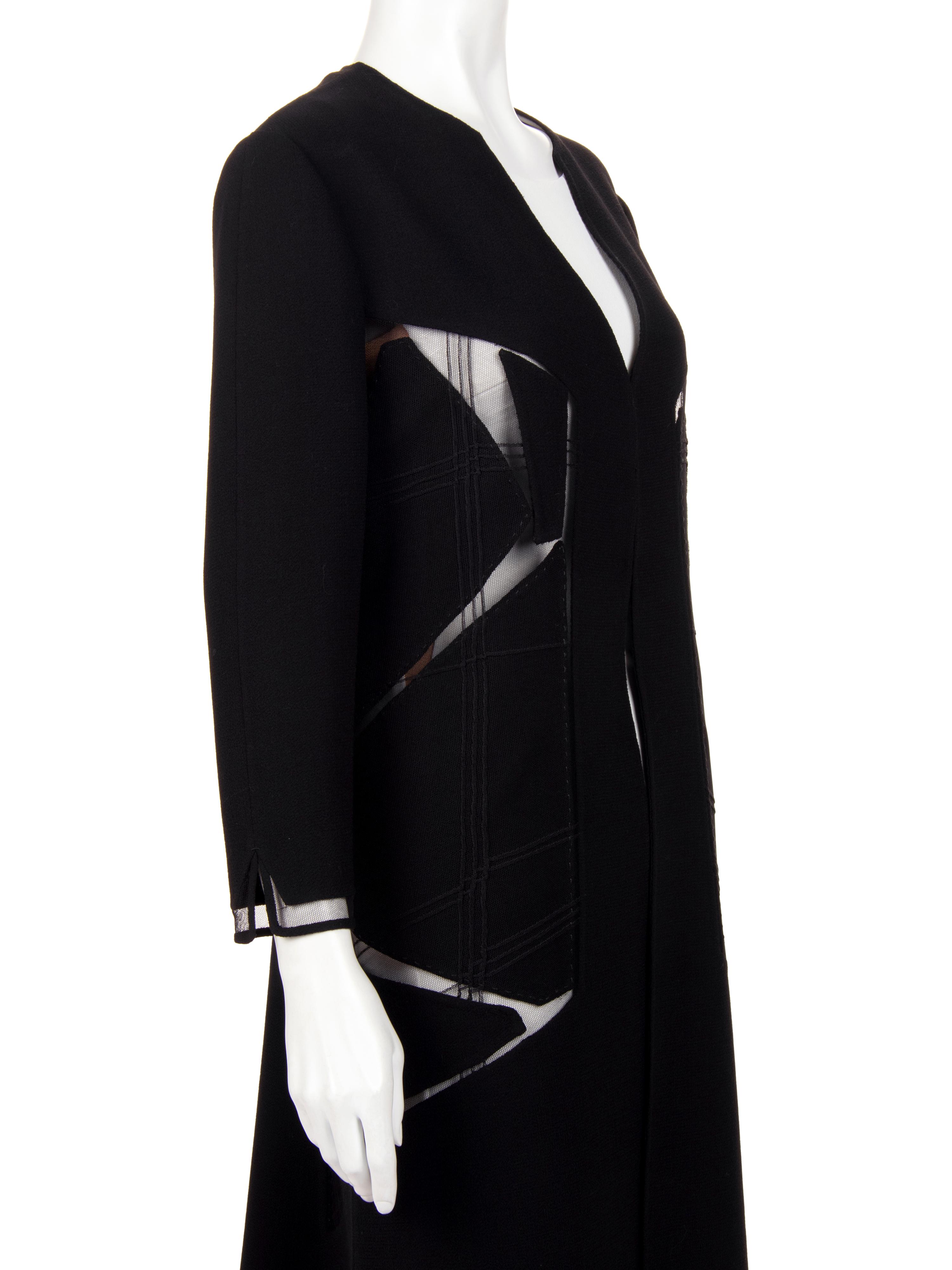Two Ralph Rucci Wool Long Jackets