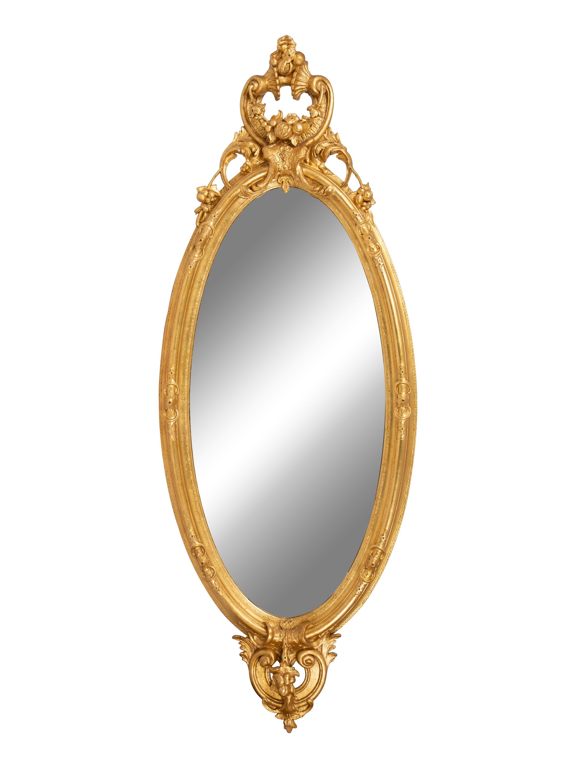 A Napoleon III Giltwood Mirror — LATE 19TH CENTURY