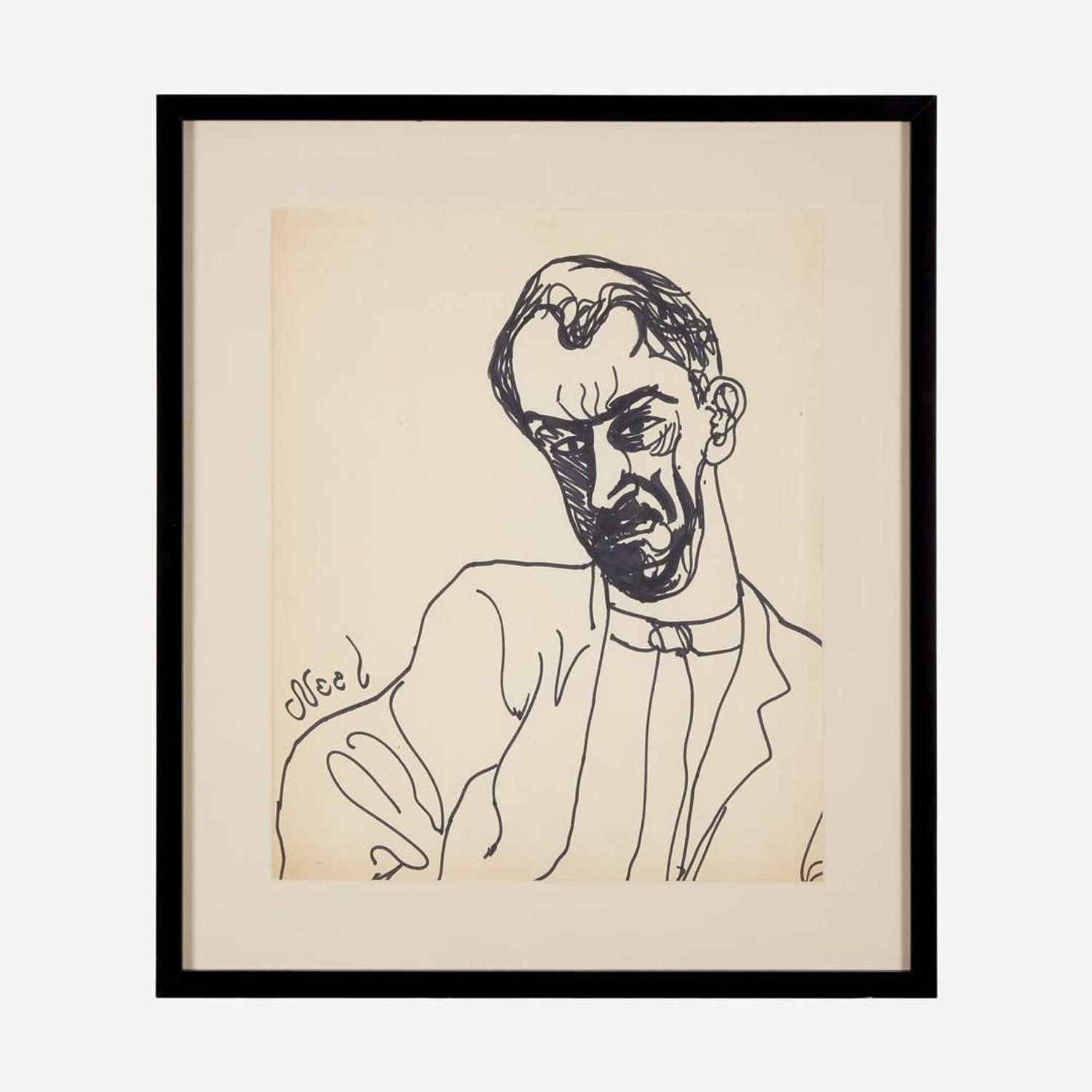 Alice Neel (American, 1900-1984) Phil Bard