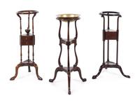 A Georgian Style Mahogany Corner Washstand