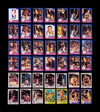 A Group of Assorted 1983, 1984, 1985 and 1986 Star Co. Basketball Cards, Including a John Stockton Rookie and Larry Bird Set,