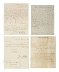 [CIVIL WAR]. Archive associated with the Lovell General Hospital, Portsmouth Grove, Rhode Island, incl. letters, manuscript menu, and items related to Lovell Hospital nurse Sarah Chauncy Woolsey (1835-1905).