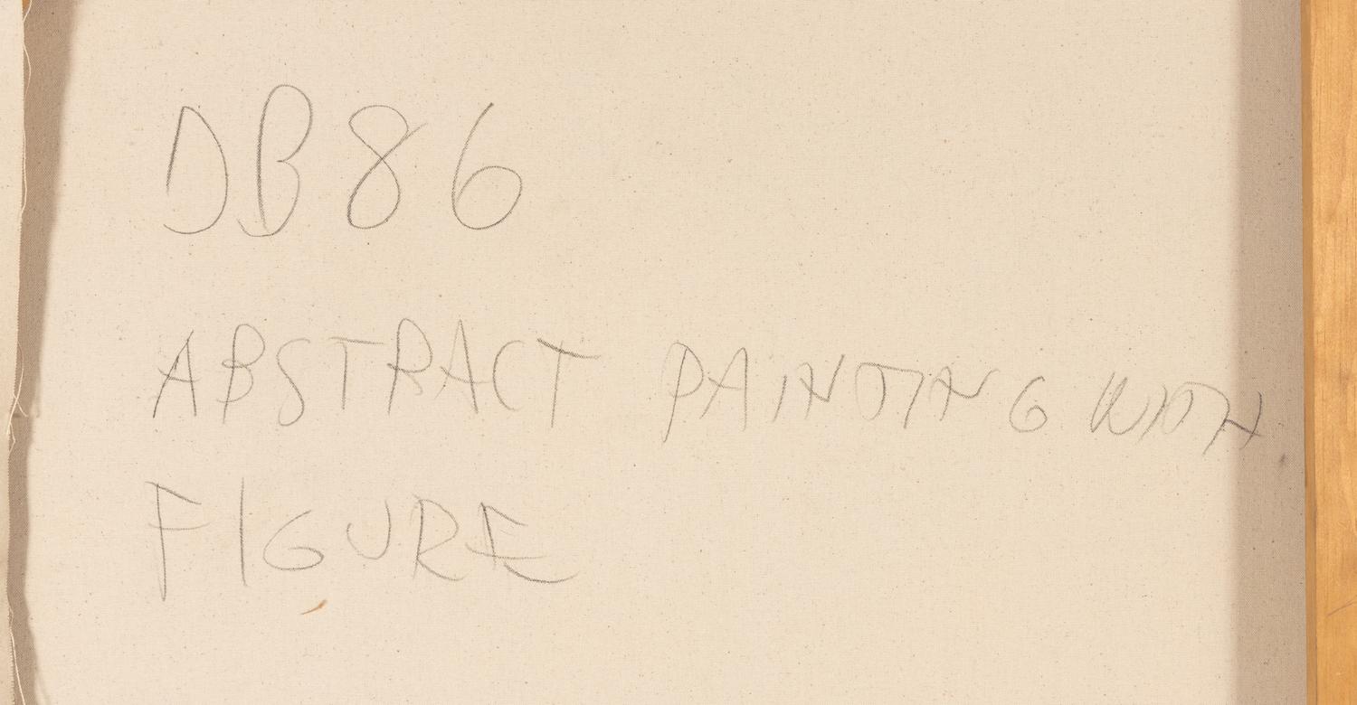 Untitled (Abstract Painting with Figure) , 1986