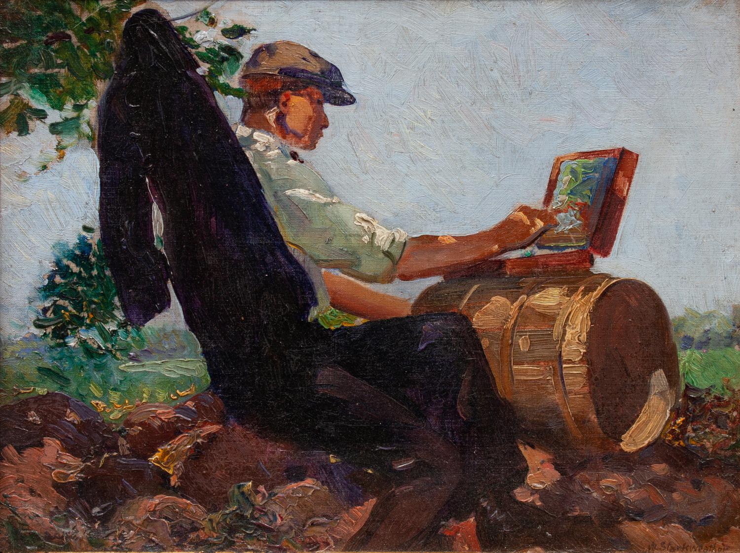 Young Artist Painting