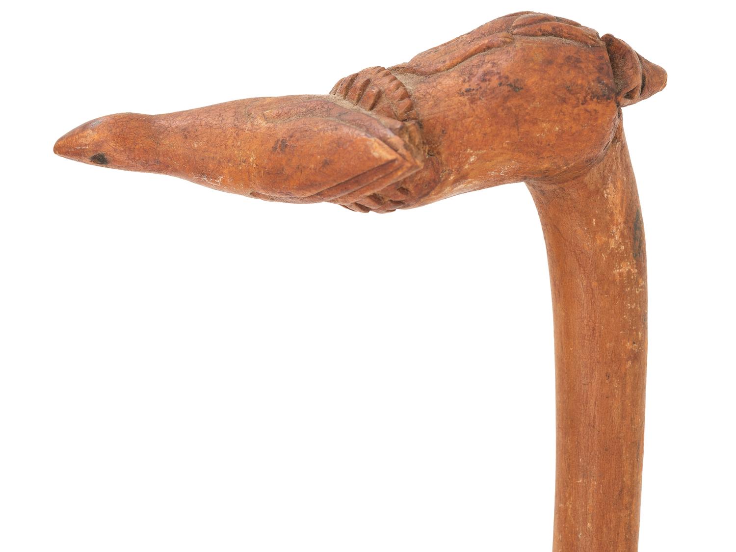Four Folk Art Carved Canes
