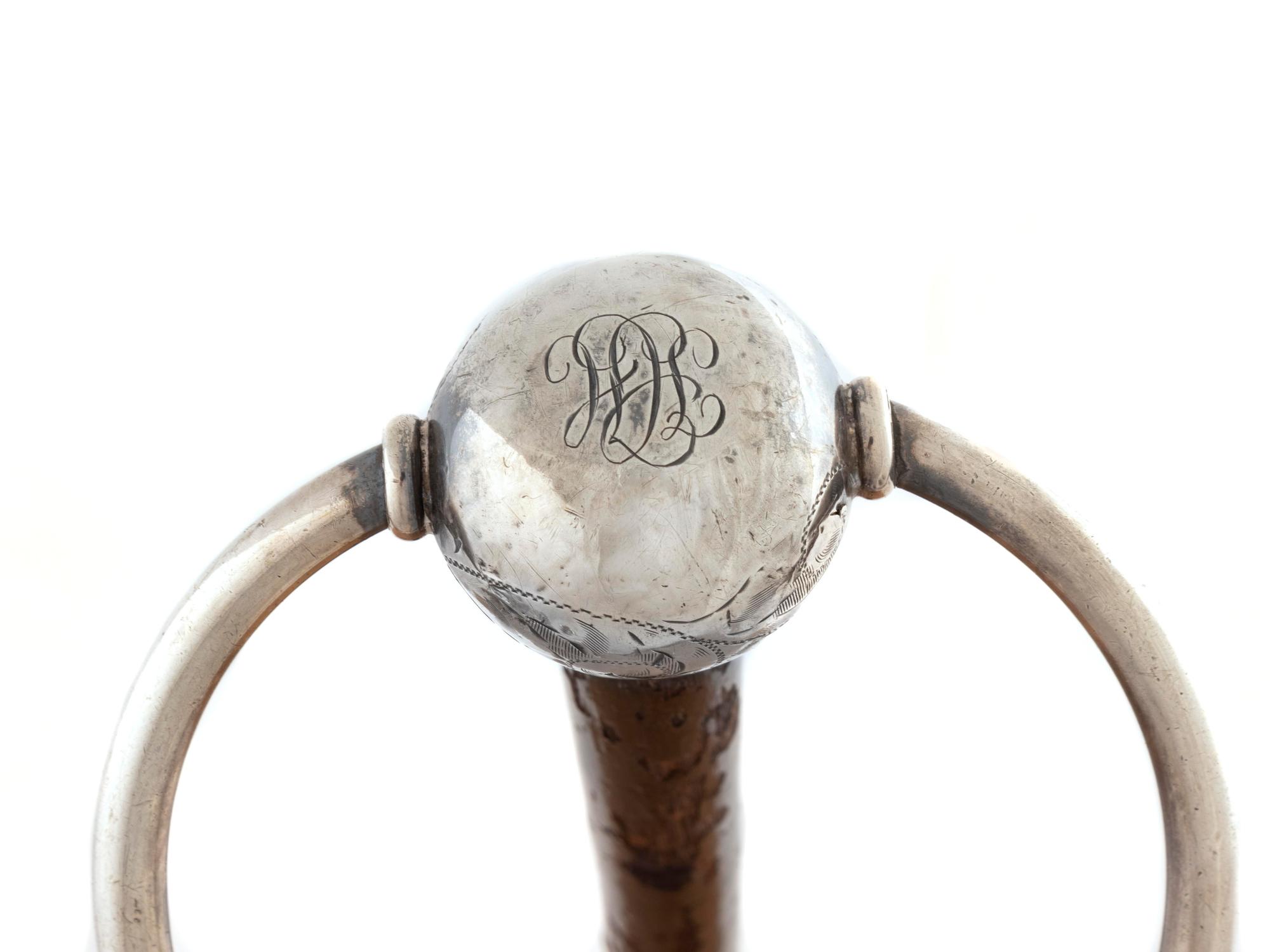 A Group of Three American Silver Mounted Parasols — 19TH CENTURY