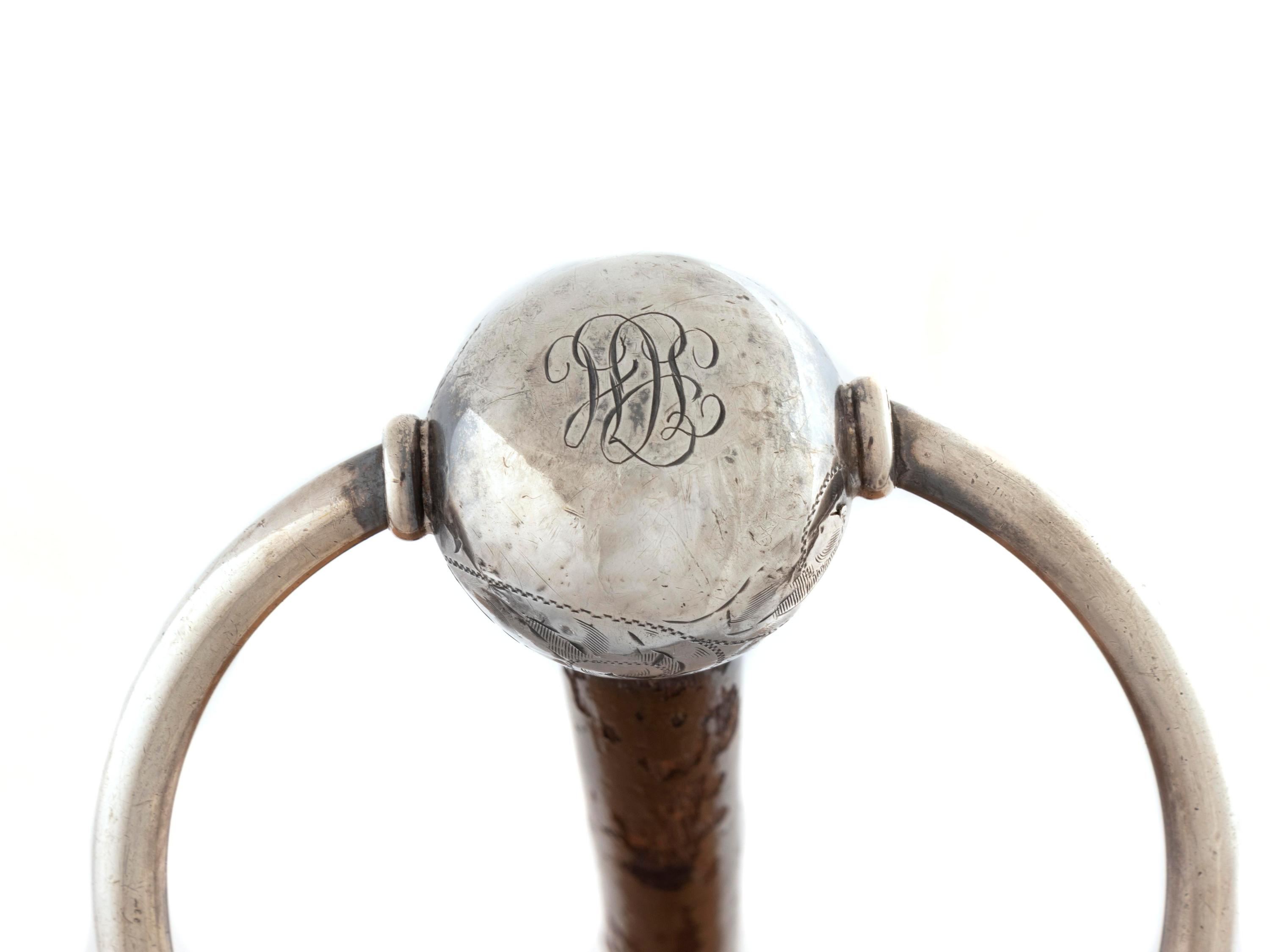 A Group of Three American Silver Mounted Parasols — 19TH CENTURY