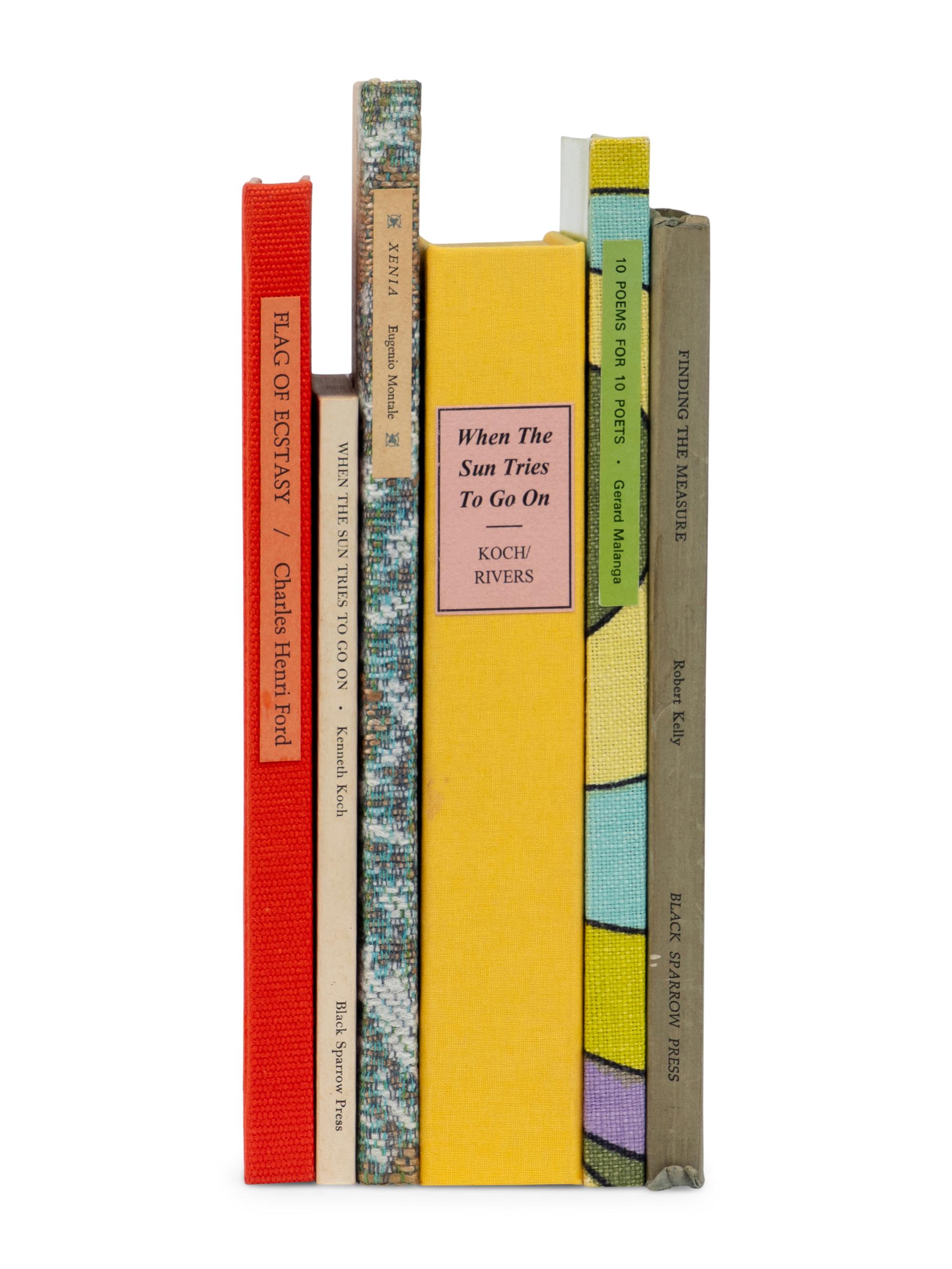[BLACK SPARROW PRESS]. A group of 6 titles, comprising: