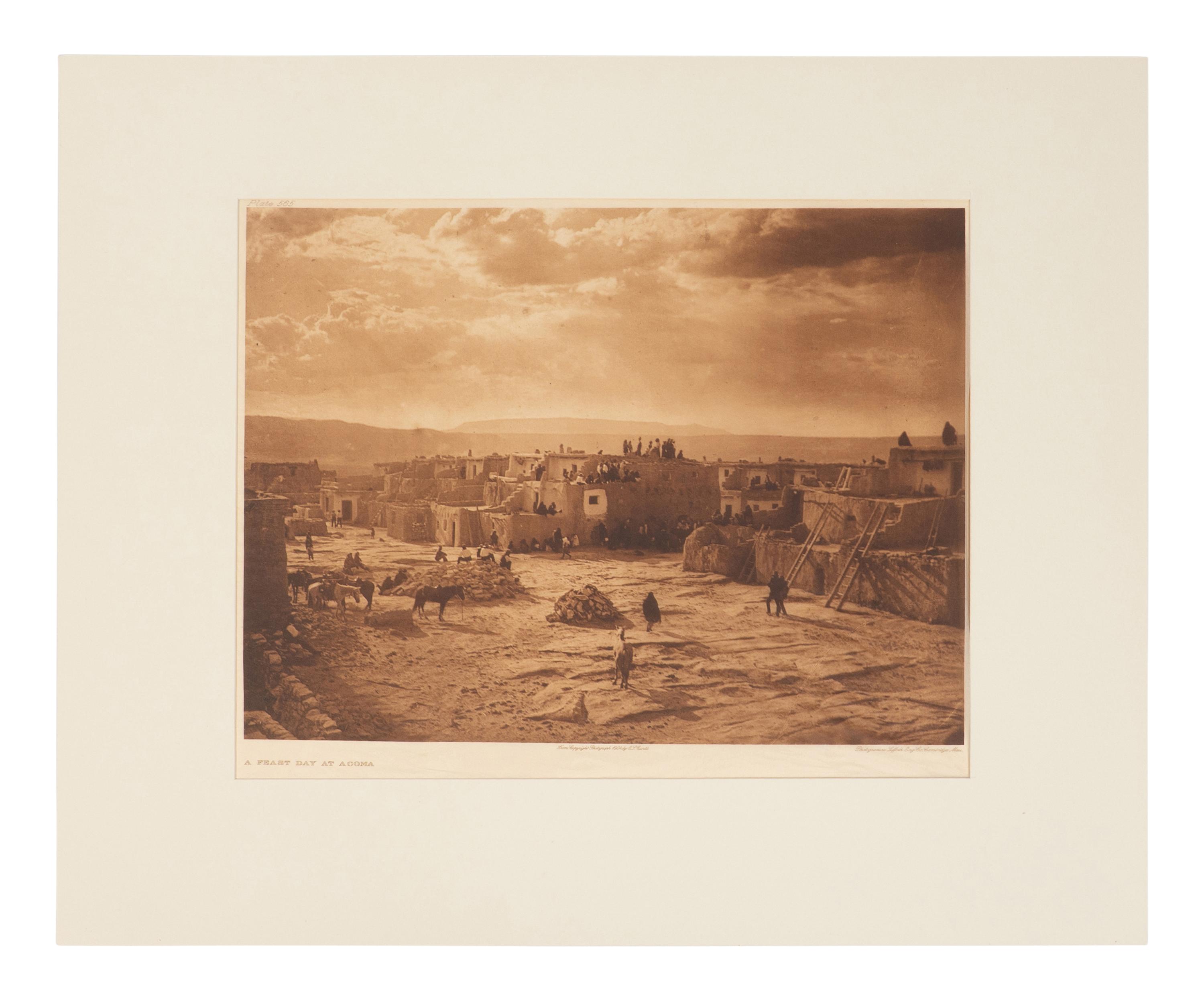 CURTIS, Edward S. (1868-1952). The North American Indian... List of Large Plates Supplementing Volume Sixteen . [Norwood, Massachusetts: The Plimpton Press, 1930].