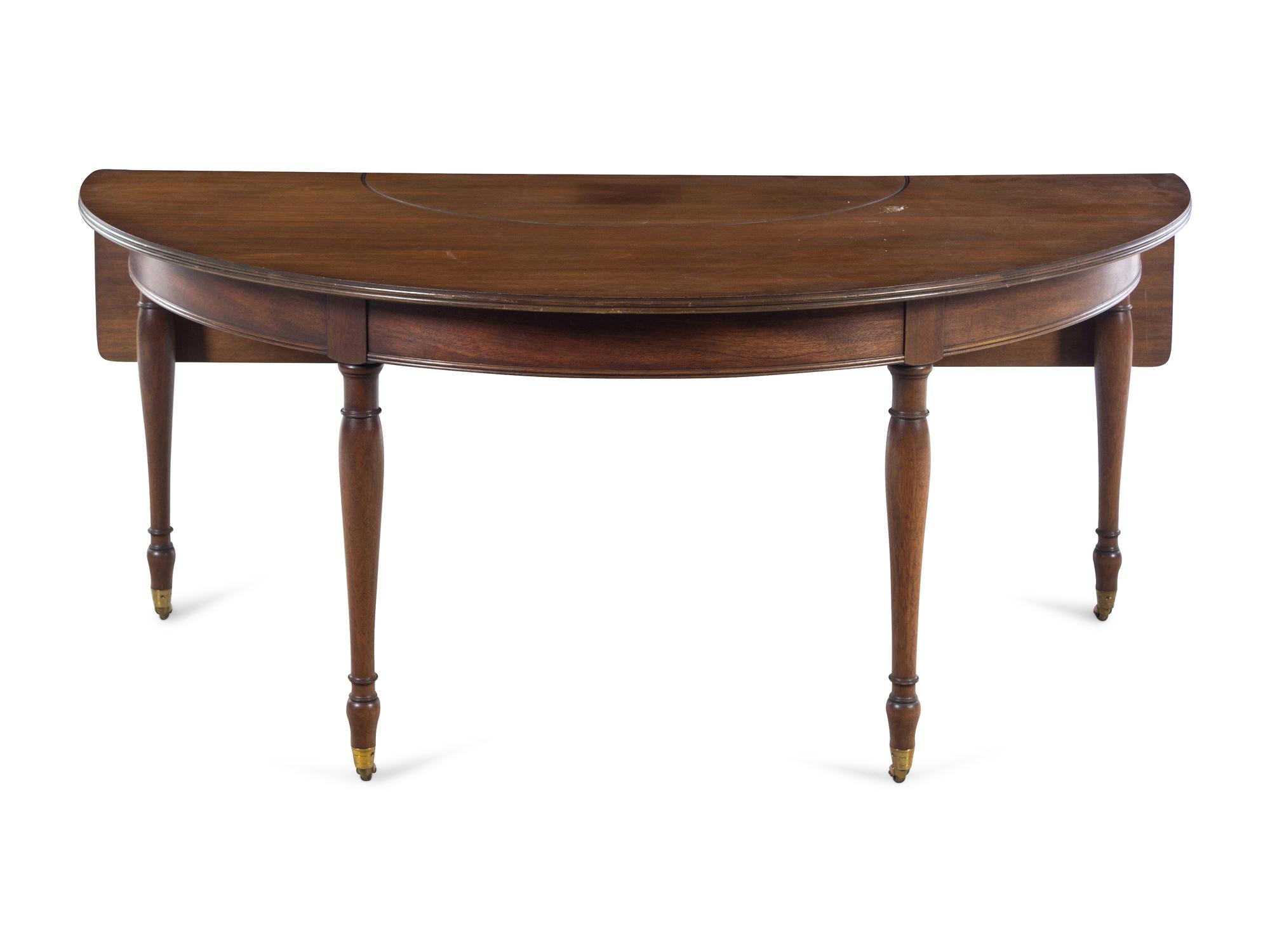 A Kittinger Regency Style Mahogany Hunt Table
