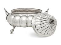 A Peruvian Silvered-Metal Tureen