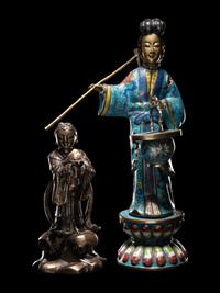 Two Chinese Figures of Female Immortals