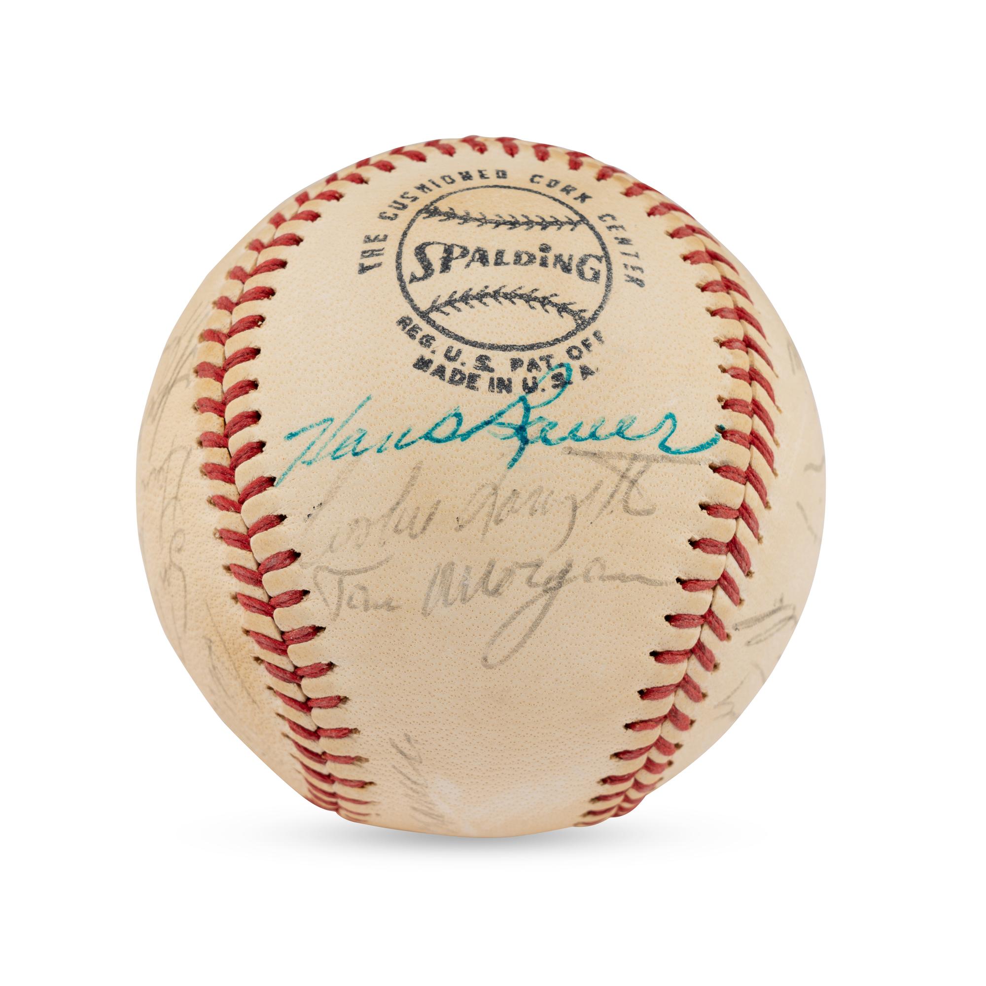 An Old Timer's Reunion Multi Signed Autograph Baseball (Beckett Authentication Services)