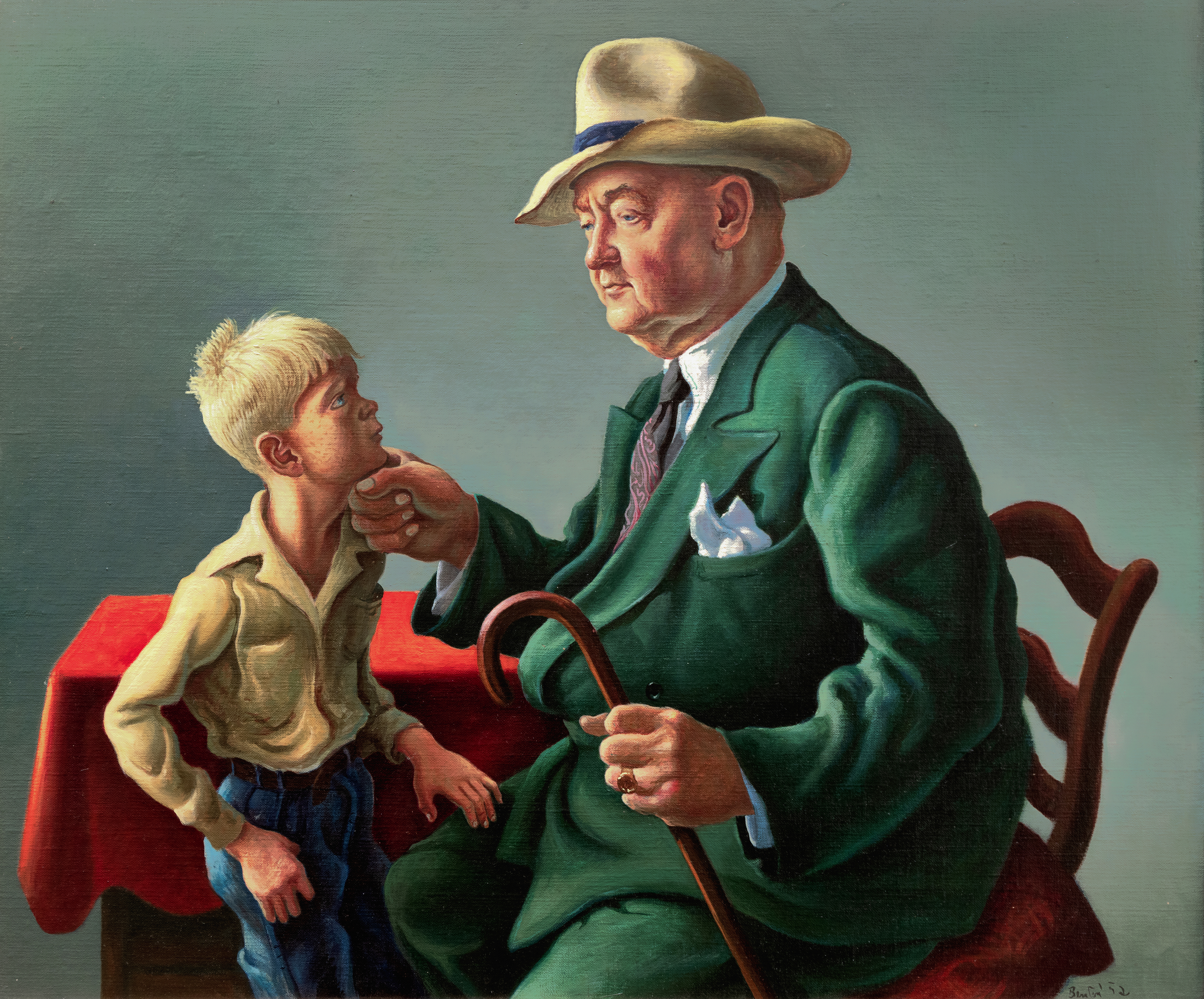 Thomas Hart Benton (American, 1889-1975) — The Doctor, 1952