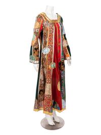 Sant Angelo Patchwork Klimt Bohemian Dress, 1969