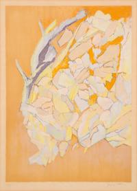 Jacques Villon, (French, 1875-1963), Fleurs d'amandier, 1959