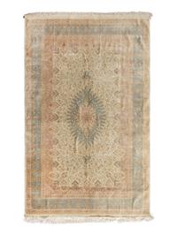A Nain Silk Rug