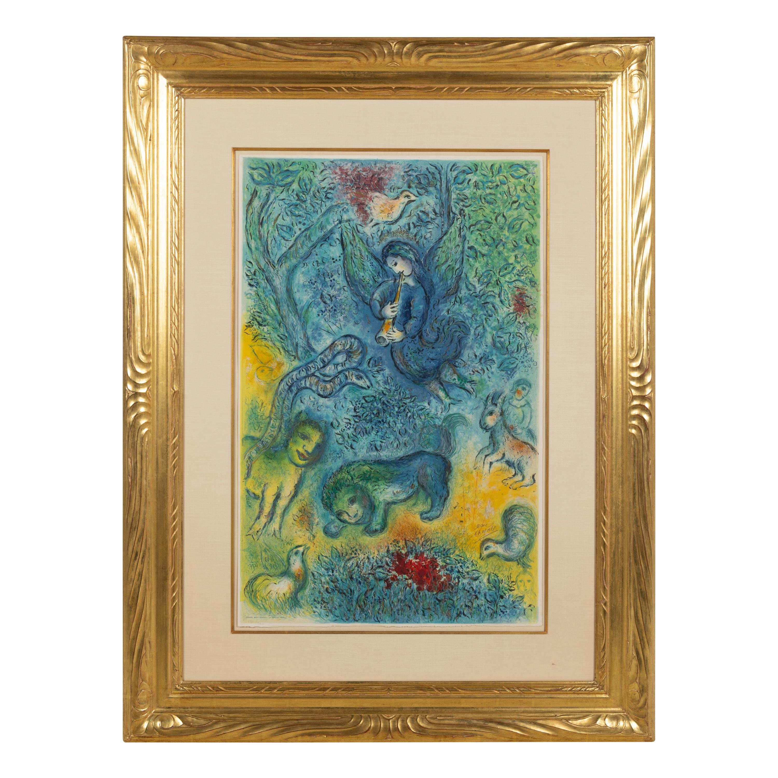 After Marc Chagall, by Charles Sorlier (Belarusian/French, 1887-1985) — La Flûte Enchantée , 1967