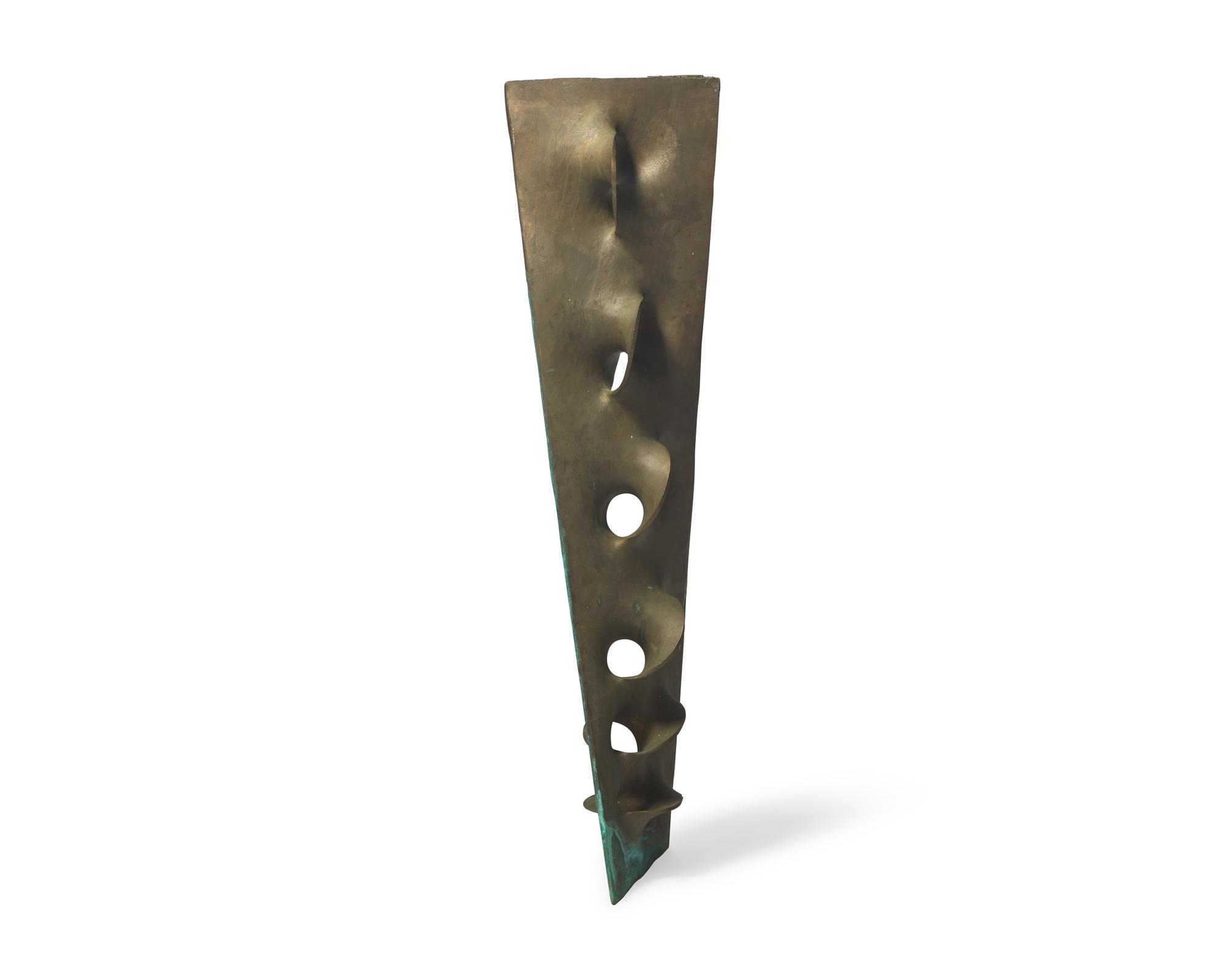 Pierced Tapering Wedge (helical apertures)