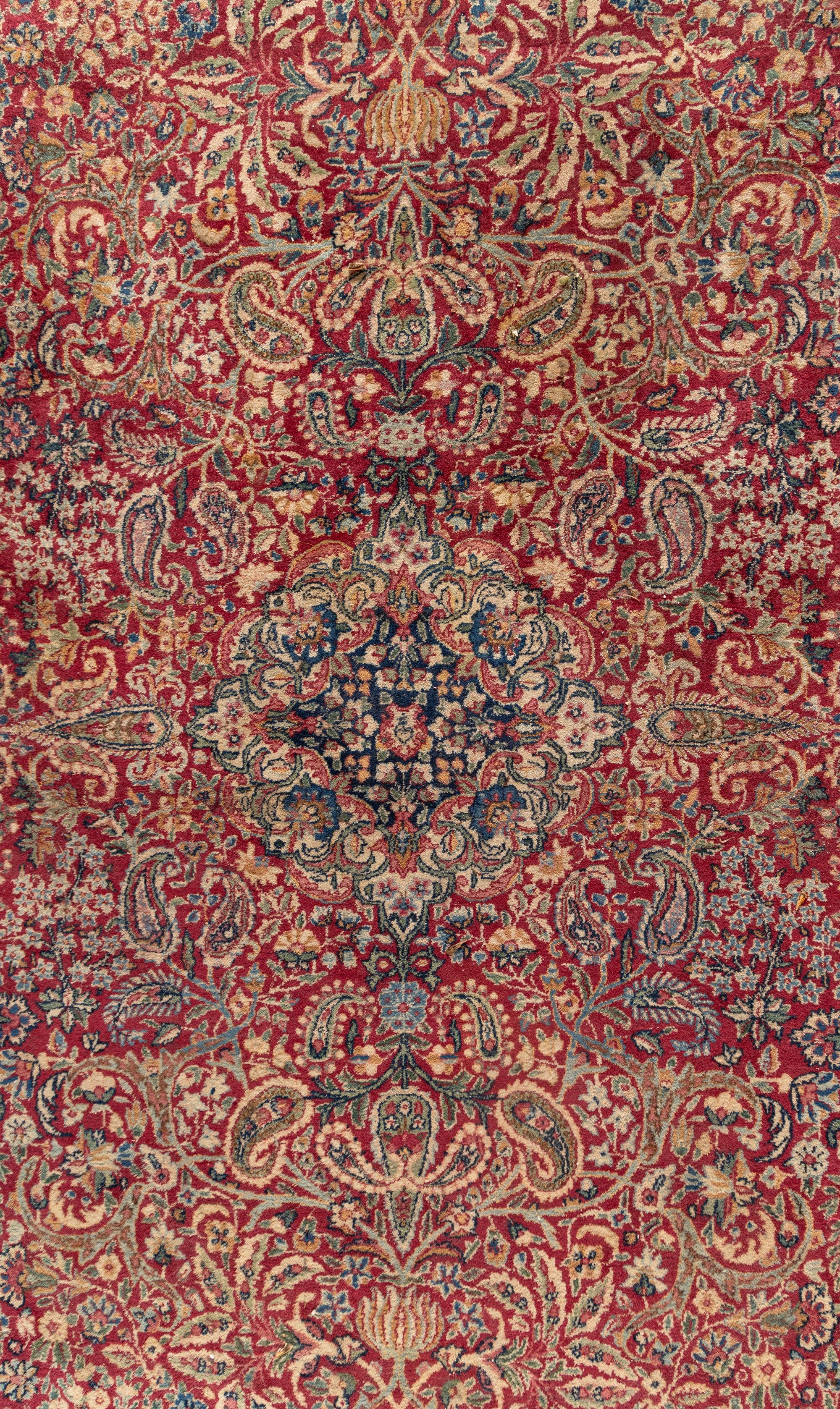 A Kirman Wool Rug