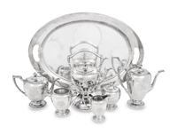 An American Silver Seven-Piece Tea and Coffee Service