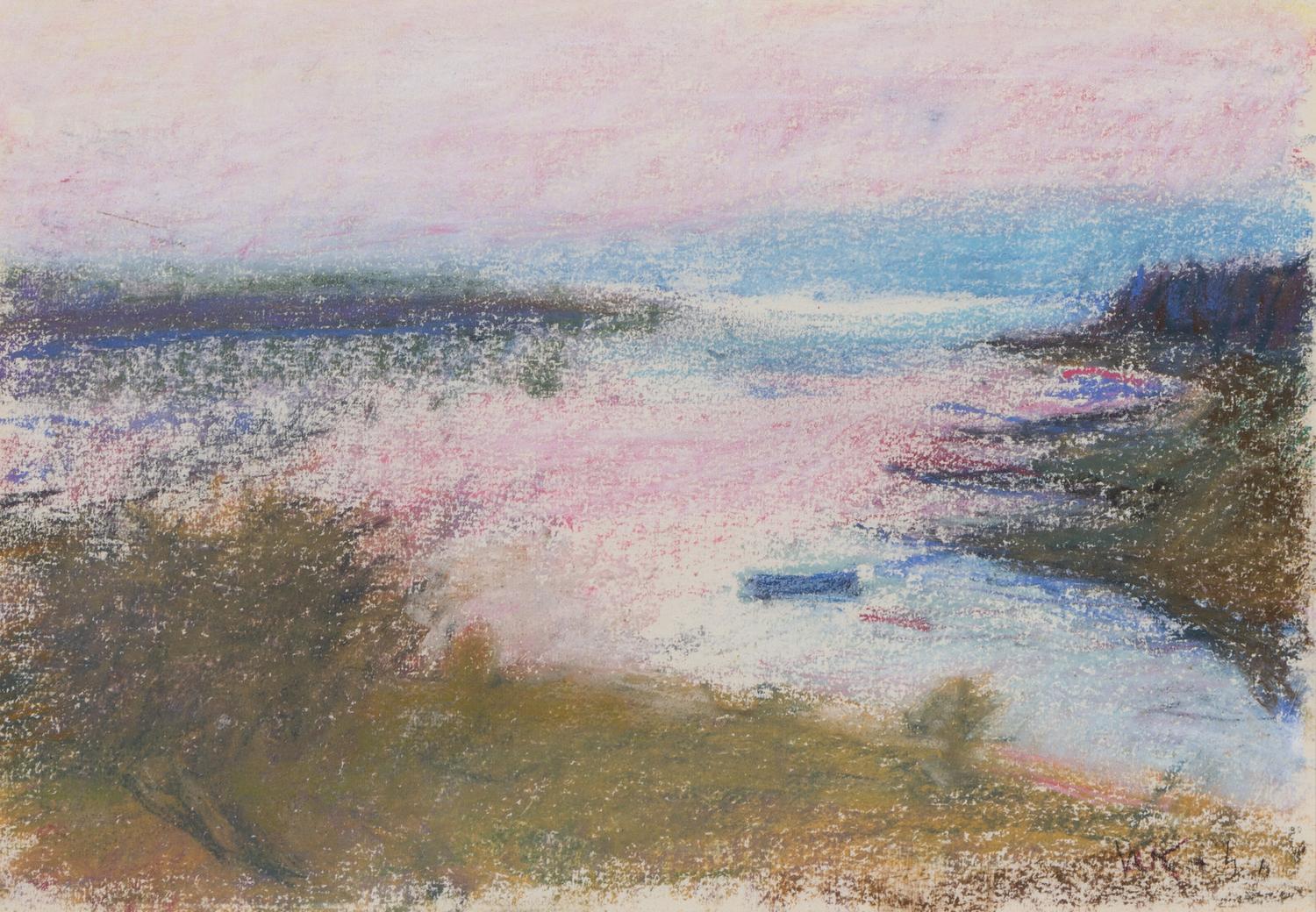 Wolf Kahn, (American, b. 1927), Pink Dusk, 1967