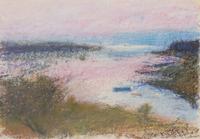 Wolf Kahn, (American, b. 1927), Pink Dusk, 1967
