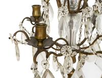 A Pair of French Venetian Style Gilt Bronze Candelabra