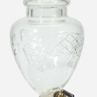 Four Cut Glass Spirit Flasks
