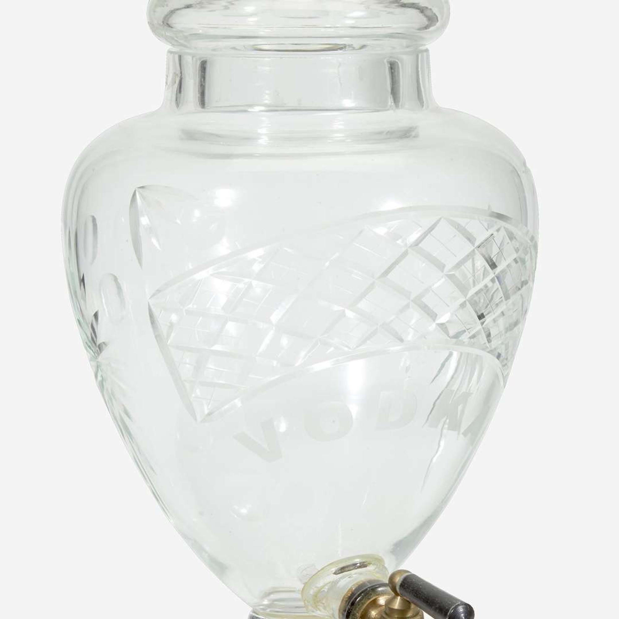 Four Cut Glass Spirit Flasks