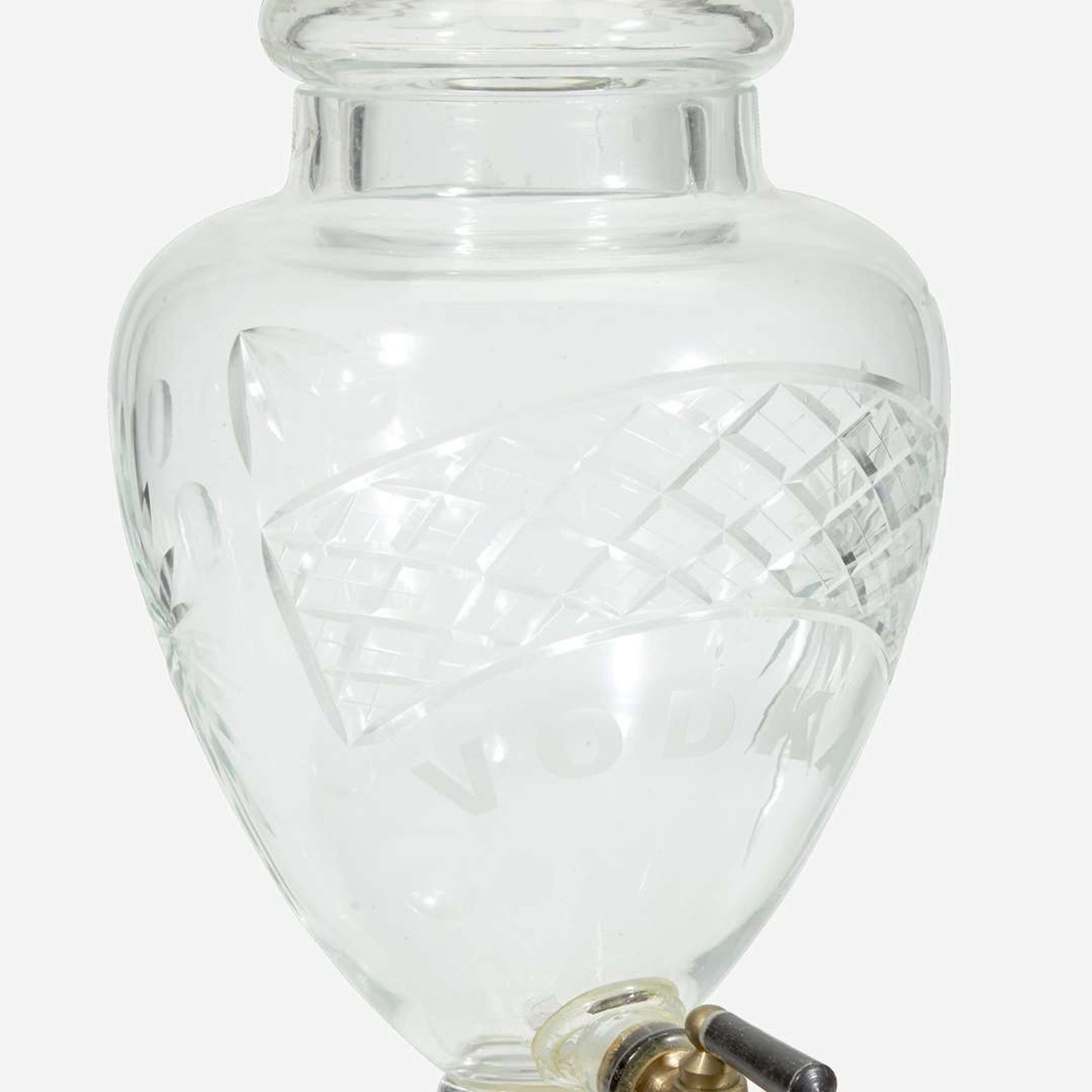 Four Cut Glass Spirit Flasks