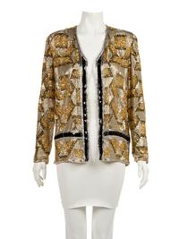 Geoffrey Beene Heavily Embroidered Jacket, 1980s