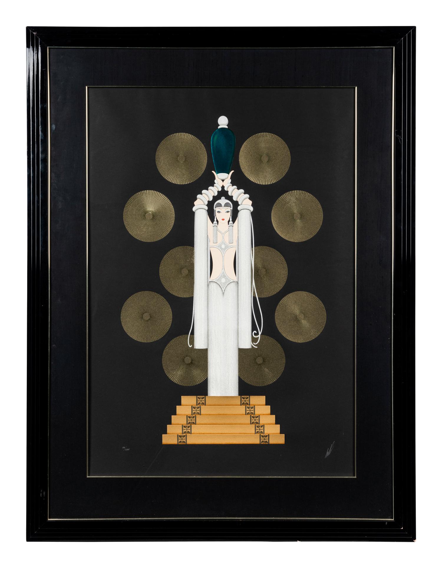 Emerald Vase I (White) and Emerald Vase II (Black) (two works)