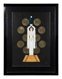 Emerald Vase I (White) and Emerald Vase II (Black) (two works)