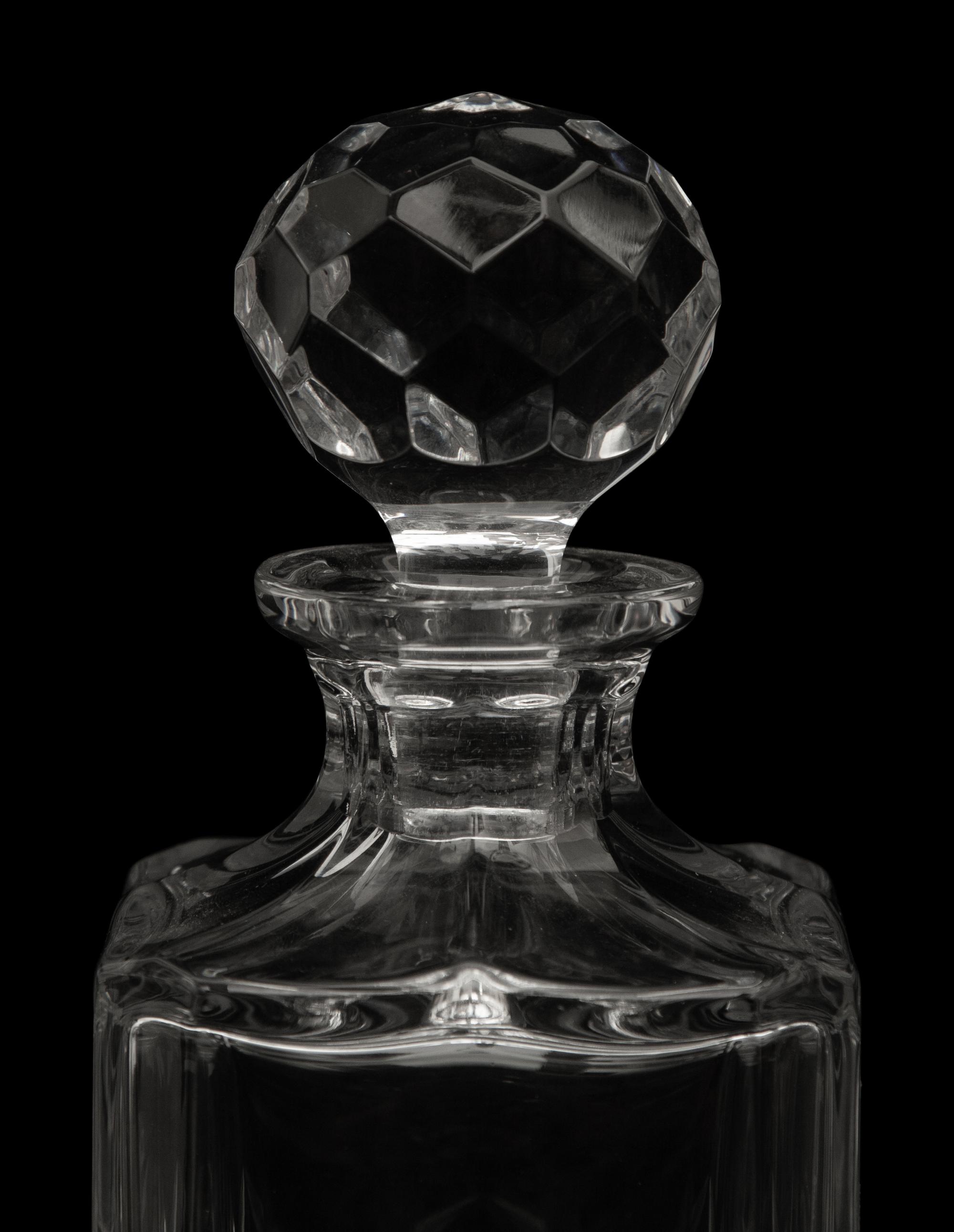 Five Pieces of Tiffany and Co. Glass Barware — 20th Century