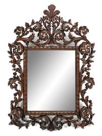An Italian Rococo Style Mirror