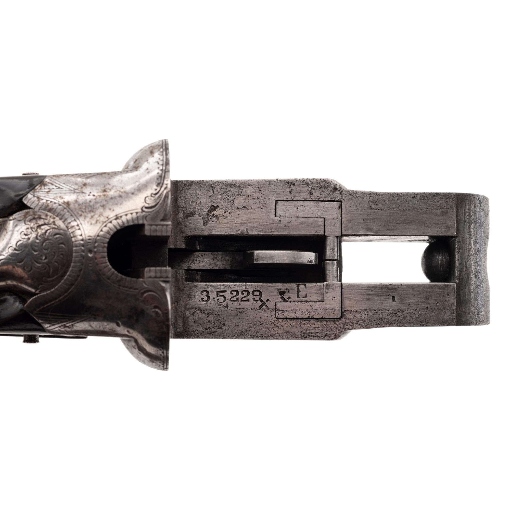 **Lefever Arms Company Double Barrel E Grade Sideplate Boxlock