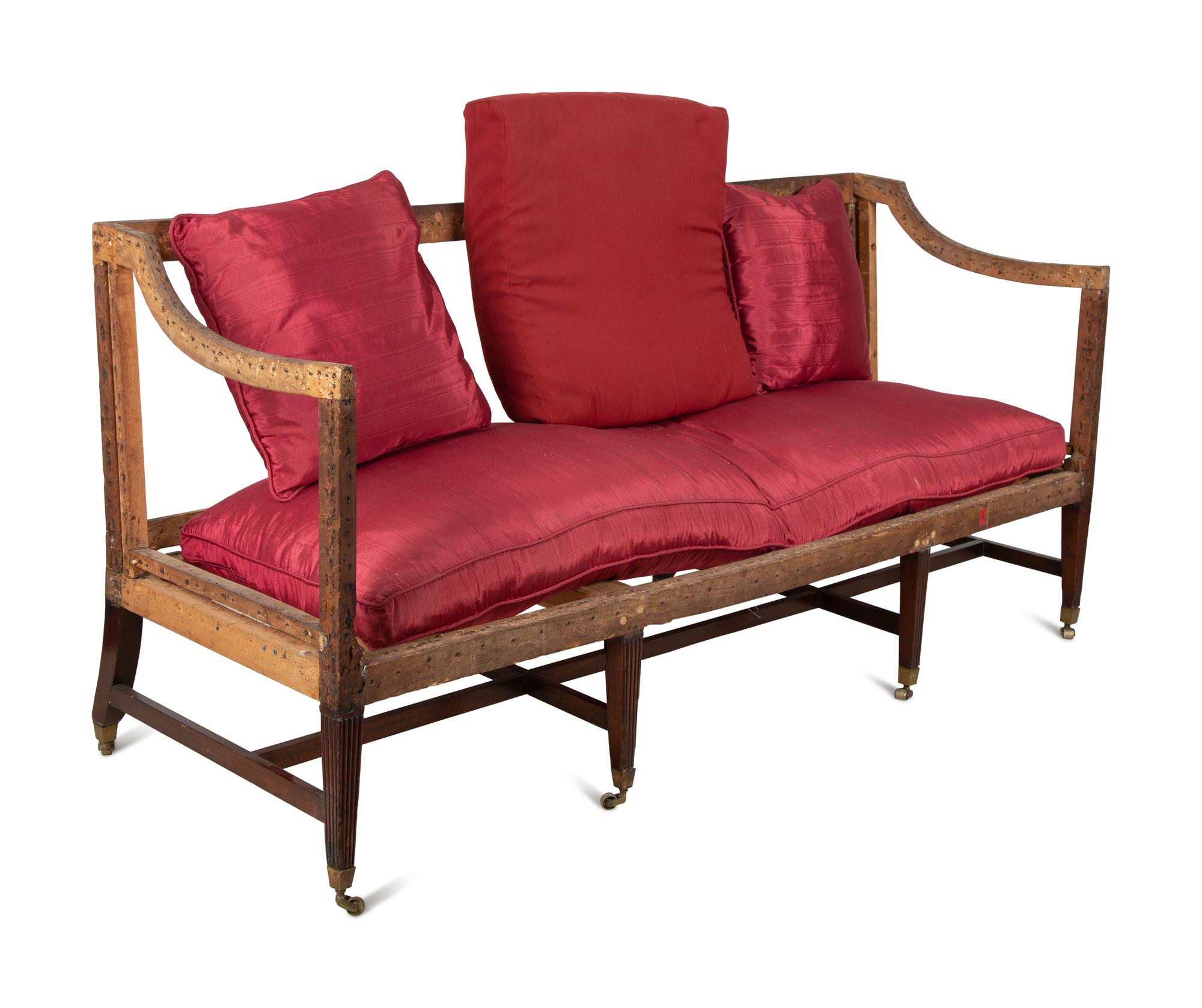A George III Mahogany Sofa Frame — EARLY 19TH CENTURY