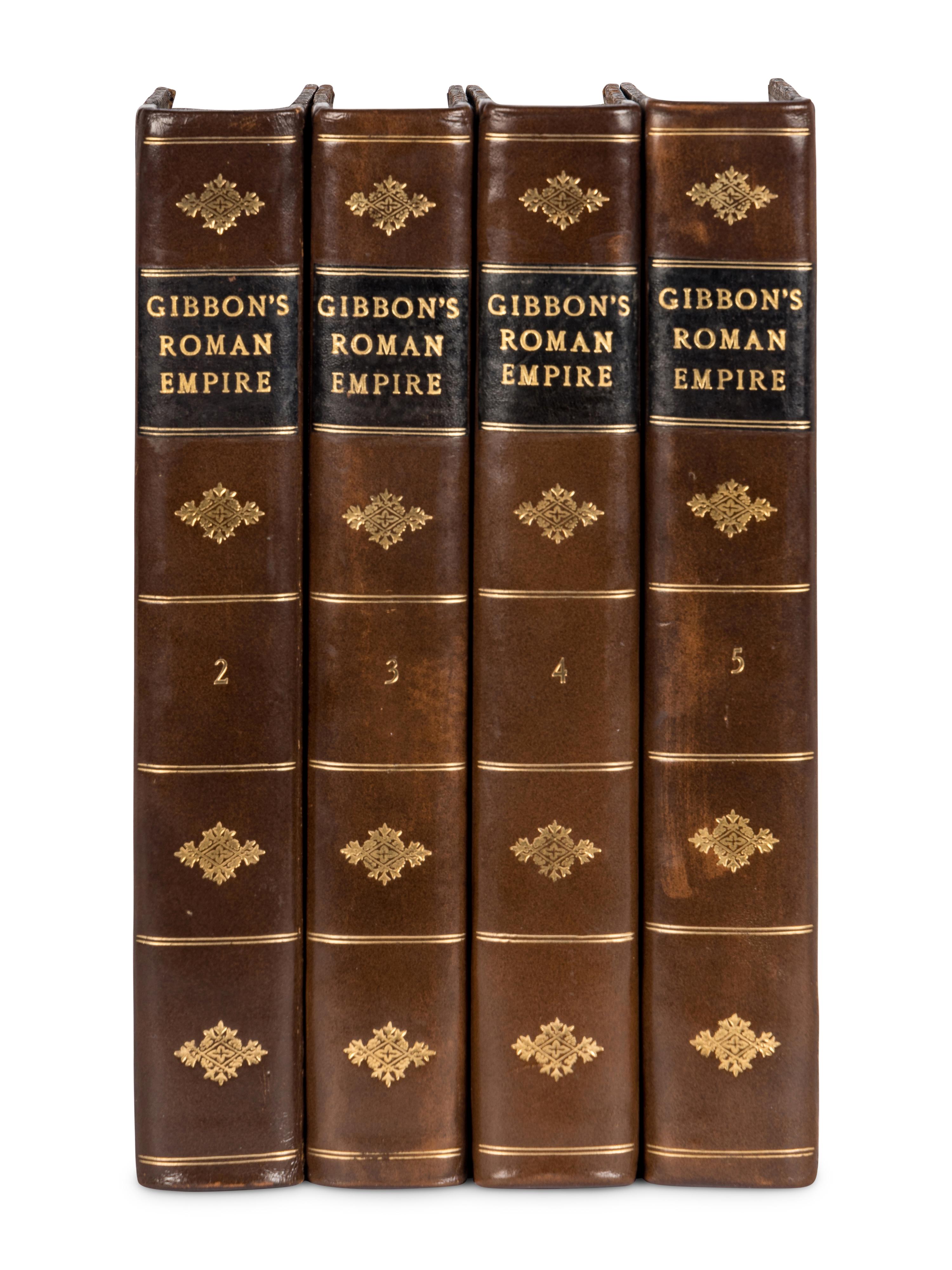 GIBBON, Edward (1737-1794). The History of the Decline and Fall of the Roman Empire . London: A. Strahan and T. Cadell, 1787-1788.