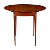 A Hepplewhite Style Mahogany Pembroke Table