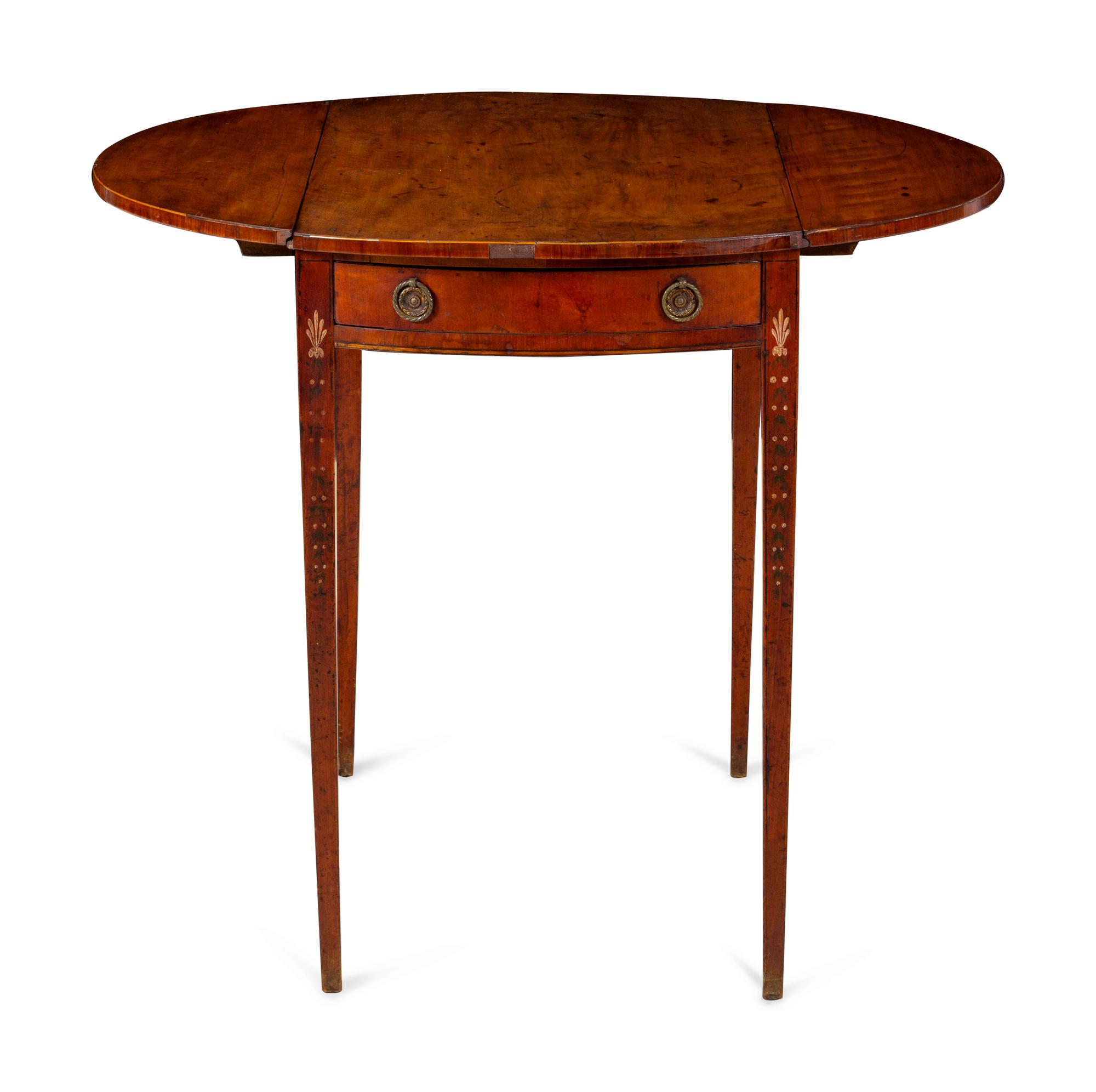 A Hepplewhite Style Mahogany Pembroke Table