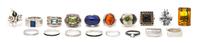 A Collection of Silver Rings, 86.75 dwts.