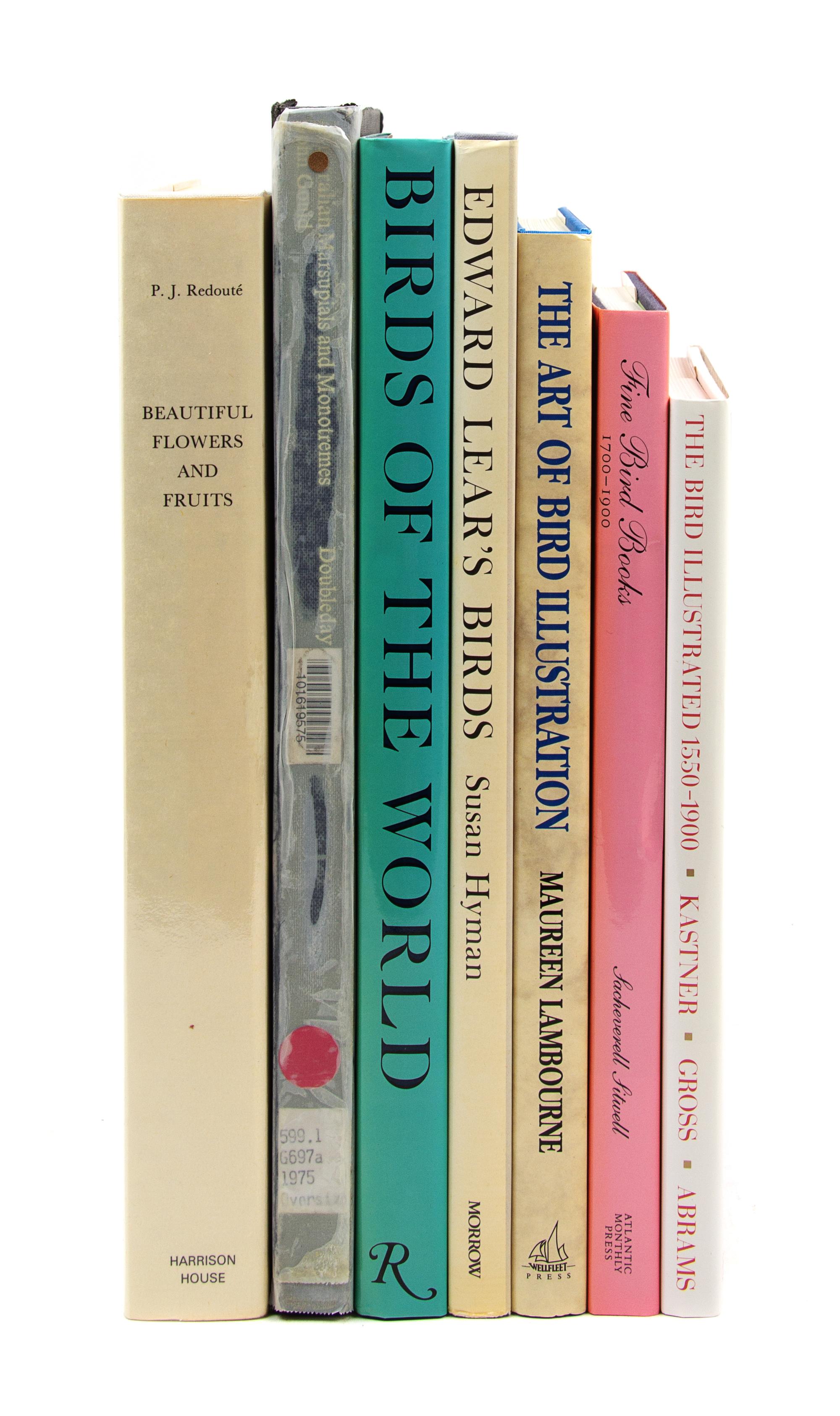 [BIBLIOGRAPHY -- BOOKS ABOUT BOOKS AND BOOKS ABOUT ORNITHOLOGY]. A group of 28 works, including: